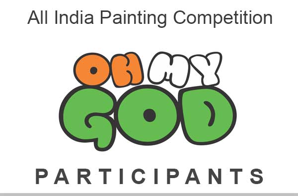 Participants Work of All India Painting Competition - Oh My God, National Level Painting Competition, Organised by Nav Shri Art & Culture Organisation