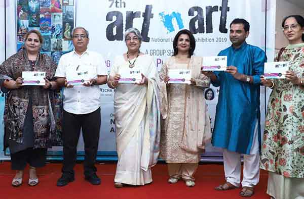 Inaugration Programme of National Level 'art N art' Exhibition 2019, All India Art Exhibition, Organised by Nav Shri Art & Culture Organisation