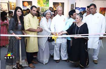 Inaugration Programme of National Level 'Passion Explosion' Exhibition 2019, All India Art Exhibition in Delhi, Organised by Nav Shri Art & Culture Organisation