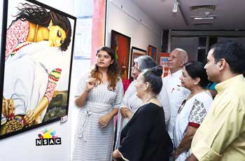 Inaugration Programme of National Level 'Passion Explosion' Exhibition 2019, All India Art Exhibition in Delhi, Organised by Nav Shri Art & Culture Organisation