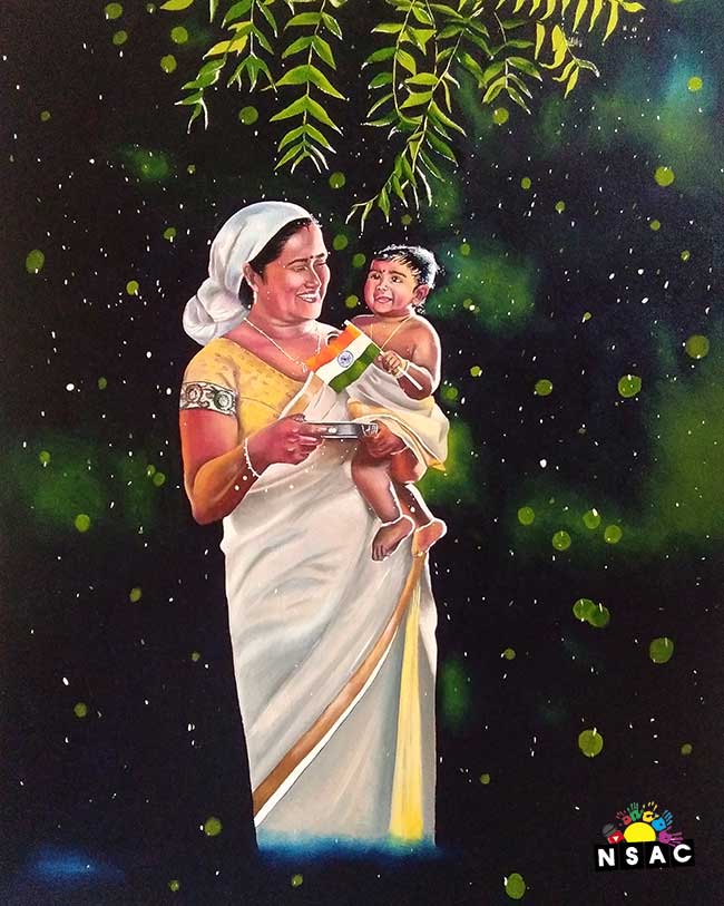 Artwork of Priyanka Mehta from Haryana in All India Painting Competition - Peaceful Life, Painting Competition, National Level Painting Competition, All India Art Competition, Online Painting Competition, Indian Art Contest, Peaceful Life Painting Competition, Painting Competition for Adults, Painting Competition Near Me, Online Art Competition, Online Art Contest, Painting Competition 2025, International Level Painting Competition, State Level Painting Competition, Painting Competition for Artist, Painting Competition in Delhi, Painting Competition in India