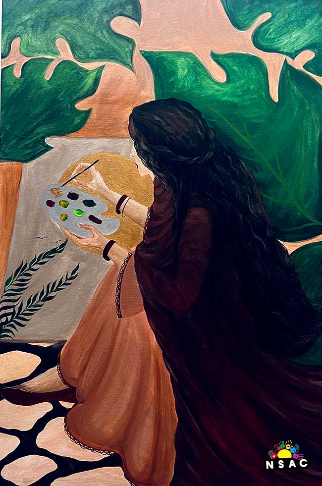 Artwork of Zakiya Rashid from New Delhi in All India Painting Competition - Peaceful Life, Painting Competition, National Level Painting Competition, All India Art Competition, Online Painting Competition, Indian Art Contest, Peaceful Life Painting Competition, Painting Competition for Adults, Painting Competition Near Me, Online Art Competition, Online Art Contest, Painting Competition 2025, International Level Painting Competition, State Level Painting Competition, Painting Competition for Artist, Painting Competition in Delhi, Painting Competition in India