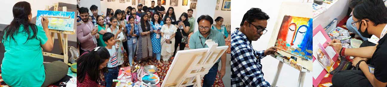 National Level Artist Meet N Greet Event, Art Workshops and Demonstration, Renowned Artist Demonstrations, Art Seminars, Art Exhibition in India