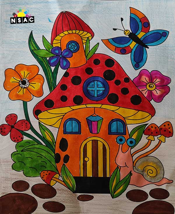 Artwork of Chiranjan shreevatsa U in 20th All India Child Art Competition 2024, Colouring Competition, Coloring Contest, National Level Painting Competition for Kids, Painting Competition for Children, Online Painting Competition for Kids, Kids Art Competition, Children Art Contest, Drawing Competition for Children, Painting Competition in Delhi for Kids