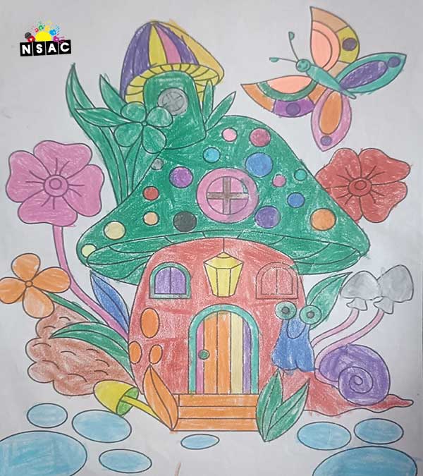 Artwork of Hitansh Khandelwal in 20th All India Child Art Competition 2024, Colouring Competition, Coloring Contest, National Level Painting Competition for Kids, Painting Competition for Children, Online Painting Competition for Kids, Kids Art Competition, Children Art Contest, Drawing Competition for Children, Painting Competition in Delhi for Kids