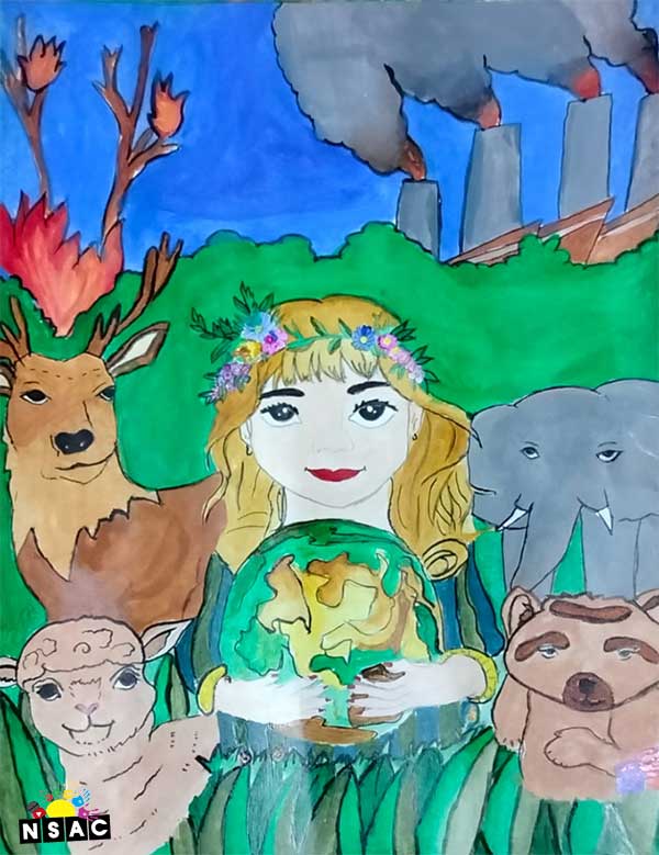 Artwork of Diptanu Das in 21st All India Child Art Competition 2025, The Future of Earth - Online Competition, National Level Painting Competition for Kids, Painting Competition for Children, Online Painting Competition for Kids, Kids Art Competition, Children Art Contest, Drawing Competition for Children, Painting Competition in Delhi for Kids, Nav Shri Art & Culture Organisation, Himanshu Art Institute, Painting Competition Near Me, Painting Competition for Students, Painting Competition for School, Drawing Competition for School Students, Indian Art Contest, Art Competition, Painting Competition for School Students