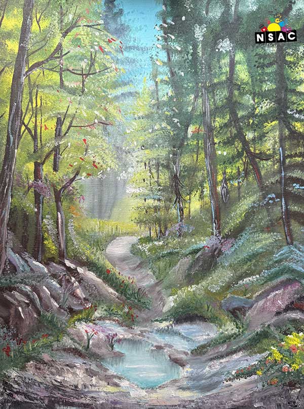 Artwork of Nada Khaldoun in 21st All India Child Art Competition 2025, In Search of Inner Peace - Online Competition, National Level Painting Competition for Kids, Painting Competition for Children, Online Painting Competition for Kids, Kids Art Competition, Children Art Contest, Drawing Competition for Children, Painting Competition in Delhi for Kids, Nav Shri Art & Culture Organisation, Himanshu Art Institute, Painting Competition Near Me, Painting Competition for Students, Painting Competition for School, Drawing Competition for School Students, Indian Art Contest, Art Competition, Painting Competition for School Students