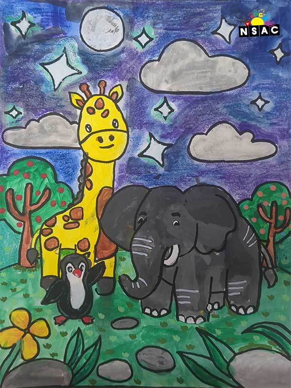 Artwork of Kevin Lijo in 21st All India Child Art Competition 2025, Online Art Competition for Kids, National Level Painting Competition for Kids, Painting Competition for Children, Online Painting Competition for Kids, Kids Art Competition, Children Art Contest, Drawing Competition for Children, Painting Competition in Delhi for Kids, Nav Shri Art & Culture Organisation, Himanshu Art Institute, Painting Competition Near Me, Painting Competition for Students, Painting Competition for School, Drawing Competition for School Students, Indian Art Contest, Art Competition, Painting Competition for School Students