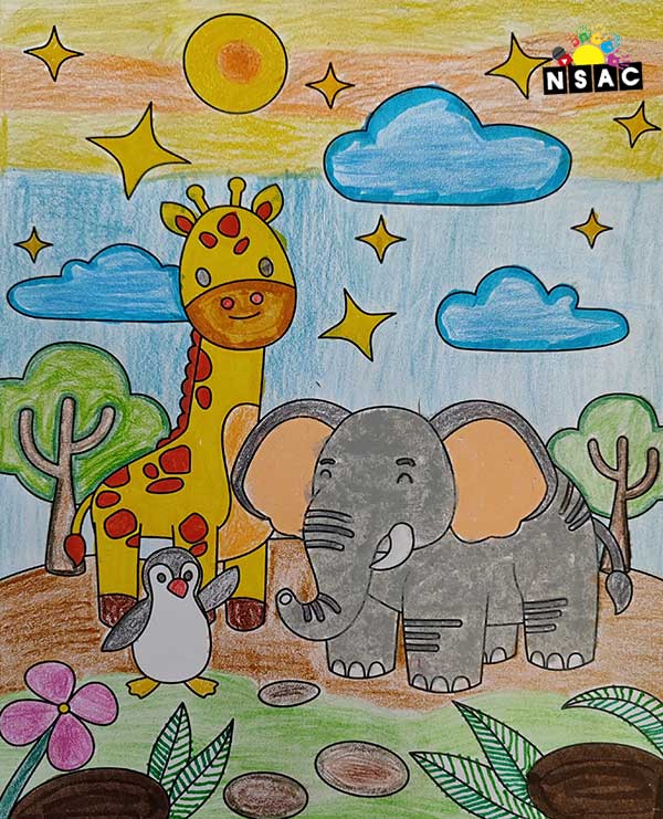 Artwork of Vyom jindal in 21st All India Child Art Competition 2025, Online Art Competition for Kids, National Level Painting Competition for Kids, Painting Competition for Children, Online Painting Competition for Kids, Kids Art Competition, Children Art Contest, Drawing Competition for Children, Painting Competition in Delhi for Kids, Nav Shri Art & Culture Organisation, Himanshu Art Institute, Painting Competition Near Me, Painting Competition for Students, Painting Competition for School, Drawing Competition for School Students, Indian Art Contest, Art Competition, Painting Competition for School Students