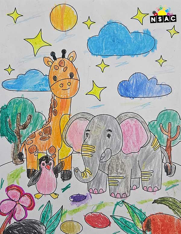 Artwork of Supash Shirwaikar in 21st All India Child Art Competition 2025, Online Art Competition for Kids, National Level Painting Competition for Kids, Painting Competition for Children, Online Painting Competition for Kids, Kids Art Competition, Children Art Contest, Drawing Competition for Children, Painting Competition in Delhi for Kids, Nav Shri Art & Culture Organisation, Himanshu Art Institute, Painting Competition Near Me, Painting Competition for Students, Painting Competition for School, Drawing Competition for School Students, Indian Art Contest, Art Competition, Painting Competition for School Students