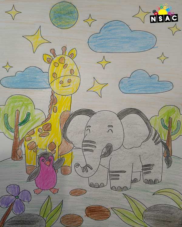 Artwork of Y.Darshika in 21st All India Child Art Competition 2025, Online Art Competition for Kids, National Level Painting Competition for Kids, Painting Competition for Children, Online Painting Competition for Kids, Kids Art Competition, Children Art Contest, Drawing Competition for Children, Painting Competition in Delhi for Kids, Nav Shri Art & Culture Organisation, Himanshu Art Institute, Painting Competition Near Me, Painting Competition for Students, Painting Competition for School, Drawing Competition for School Students, Indian Art Contest, Art Competition, Painting Competition for School Students