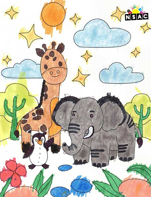 Artwork of Srinika Tata in 21st All India Child Art Competition 2025, Online Art Competition for Kids, National Level Painting Competition for Kids, Painting Competition for Children, Online Painting Competition for Kids, Kids Art Competition, Children Art Contest, Drawing Competition for Children, Painting Competition in Delhi for Kids, Nav Shri Art & Culture Organisation, Himanshu Art Institute, Painting Competition Near Me, Painting Competition for Students, Painting Competition for School, Drawing Competition for School Students, Indian Art Contest, Art Competition, Painting Competition for School Students