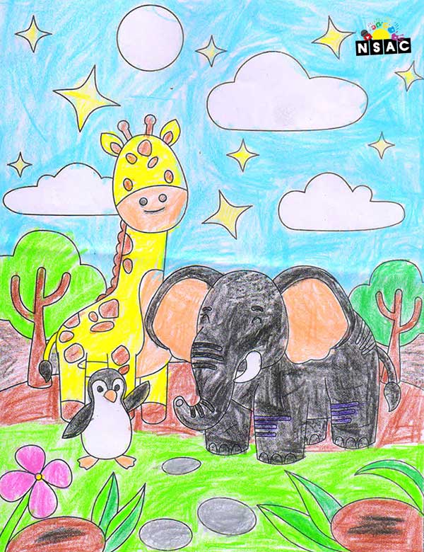 Artwork of Saransh Jigar Patel in 21st All India Child Art Competition 2025, Online Art Competition for Kids, National Level Painting Competition for Kids, Painting Competition for Children, Online Painting Competition for Kids, Kids Art Competition, Children Art Contest, Drawing Competition for Children, Painting Competition in Delhi for Kids, Nav Shri Art & Culture Organisation, Himanshu Art Institute, Painting Competition Near Me, Painting Competition for Students, Painting Competition for School, Drawing Competition for School Students, Indian Art Contest, Art Competition, Painting Competition for School Students