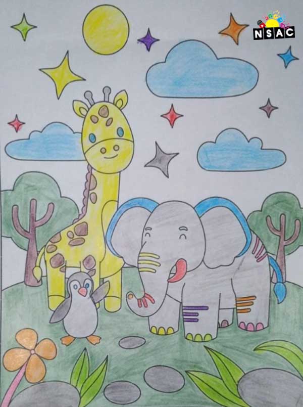 Artwork of Ahmed Adnan in 21st All India Child Art Competition 2025, Online Art Competition for Kids, National Level Painting Competition for Kids, Painting Competition for Children, Online Painting Competition for Kids, Kids Art Competition, Children Art Contest, Drawing Competition for Children, Painting Competition in Delhi for Kids, Nav Shri Art & Culture Organisation, Himanshu Art Institute, Painting Competition Near Me, Painting Competition for Students, Painting Competition for School, Drawing Competition for School Students, Indian Art Contest, Art Competition, Painting Competition for School Students