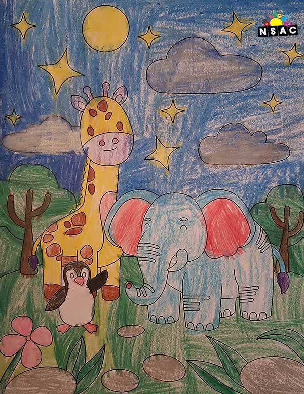 Artwork of Anushree in 21st All India Child Art Competition 2025, Online Art Competition for Kids, National Level Painting Competition for Kids, Painting Competition for Children, Online Painting Competition for Kids, Kids Art Competition, Children Art Contest, Drawing Competition for Children, Painting Competition in Delhi for Kids, Nav Shri Art & Culture Organisation, Himanshu Art Institute, Painting Competition Near Me, Painting Competition for Students, Painting Competition for School, Drawing Competition for School Students, Indian Art Contest, Art Competition, Painting Competition for School Students