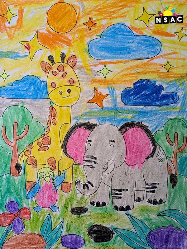 Artwork of Krishang H in 21st All India Child Art Competition 2025, Online Art Competition for Kids, National Level Painting Competition for Kids, Painting Competition for Children, Online Painting Competition for Kids, Kids Art Competition, Children Art Contest, Drawing Competition for Children, Painting Competition in Delhi for Kids, Nav Shri Art & Culture Organisation, Himanshu Art Institute, Painting Competition Near Me, Painting Competition for Students, Painting Competition for School, Drawing Competition for School Students, Indian Art Contest, Art Competition, Painting Competition for School Students