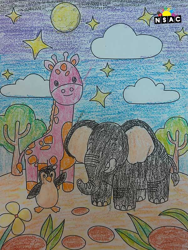 Artwork of P K Rajavarman in 21st All India Child Art Competition 2025, Online Art Competition for Kids, National Level Painting Competition for Kids, Painting Competition for Children, Online Painting Competition for Kids, Kids Art Competition, Children Art Contest, Drawing Competition for Children, Painting Competition in Delhi for Kids, Nav Shri Art & Culture Organisation, Himanshu Art Institute, Painting Competition Near Me, Painting Competition for Students, Painting Competition for School, Drawing Competition for School Students, Indian Art Contest, Art Competition, Painting Competition for School Students