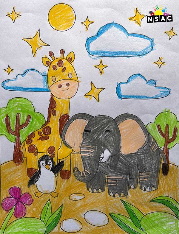 Artwork of V Madhulika in 21st All India Child Art Competition 2025, Online Art Competition for Kids, National Level Painting Competition for Kids, Painting Competition for Children, Online Painting Competition for Kids, Kids Art Competition, Children Art Contest, Drawing Competition for Children, Painting Competition in Delhi for Kids, Nav Shri Art & Culture Organisation, Himanshu Art Institute, Painting Competition Near Me, Painting Competition for Students, Painting Competition for School, Drawing Competition for School Students, Indian Art Contest, Art Competition, Painting Competition for School Students