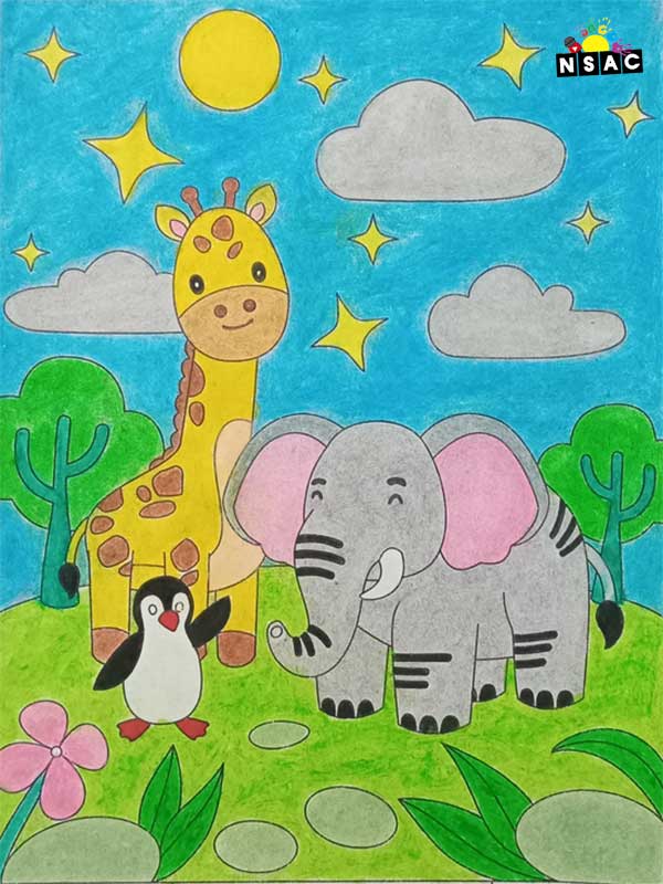 Artwork of Amarnath Neogi in 21st All India Child Art Competition 2025, Online Art Competition for Kids, National Level Painting Competition for Kids, Painting Competition for Children, Online Painting Competition for Kids, Kids Art Competition, Children Art Contest, Drawing Competition for Children, Painting Competition in Delhi for Kids, Nav Shri Art & Culture Organisation, Himanshu Art Institute, Painting Competition Near Me, Painting Competition for Students, Painting Competition for School, Drawing Competition for School Students, Indian Art Contest, Art Competition, Painting Competition for School Students