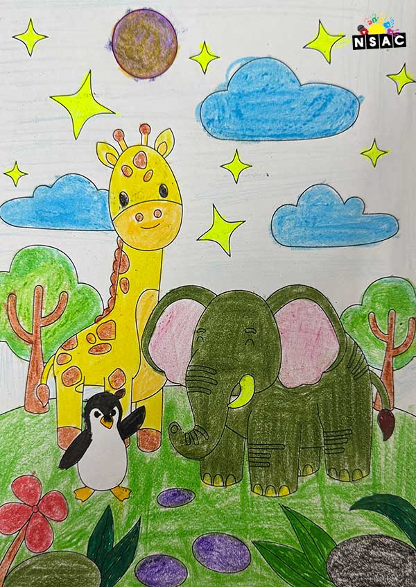 Artwork of Hargun kaur in 21st All India Child Art Competition 2025, Online Art Competition for Kids, National Level Painting Competition for Kids, Painting Competition for Children, Online Painting Competition for Kids, Kids Art Competition, Children Art Contest, Drawing Competition for Children, Painting Competition in Delhi for Kids, Nav Shri Art & Culture Organisation, Himanshu Art Institute, Painting Competition Near Me, Painting Competition for Students, Painting Competition for School, Drawing Competition for School Students, Indian Art Contest, Art Competition, Painting Competition for School Students