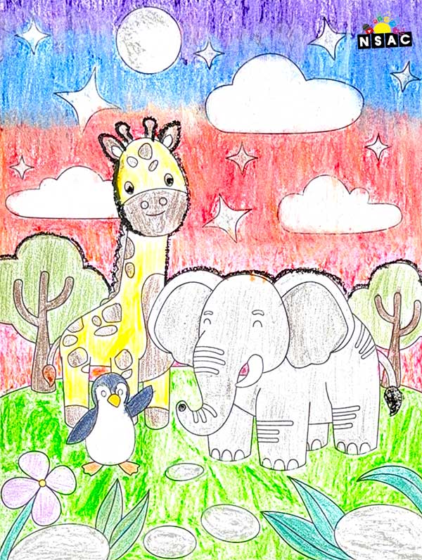 Artwork of Varenya Gupta in 21st All India Child Art Competition 2025, Online Art Competition for Kids, National Level Painting Competition for Kids, Painting Competition for Children, Online Painting Competition for Kids, Kids Art Competition, Children Art Contest, Drawing Competition for Children, Painting Competition in Delhi for Kids, Nav Shri Art & Culture Organisation, Himanshu Art Institute, Painting Competition Near Me, Painting Competition for Students, Painting Competition for School, Drawing Competition for School Students, Indian Art Contest, Art Competition, Painting Competition for School Students