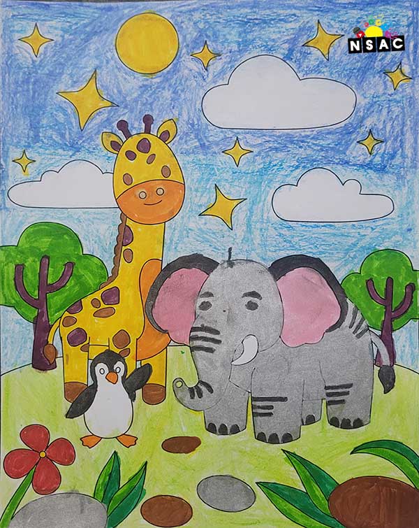 Artwork of Kavin K in 21st All India Child Art Competition 2025, Online Art Competition for Kids, National Level Painting Competition for Kids, Painting Competition for Children, Online Painting Competition for Kids, Kids Art Competition, Children Art Contest, Drawing Competition for Children, Painting Competition in Delhi for Kids, Nav Shri Art & Culture Organisation, Himanshu Art Institute, Painting Competition Near Me, Painting Competition for Students, Painting Competition for School, Drawing Competition for School Students, Indian Art Contest, Art Competition, Painting Competition for School Students