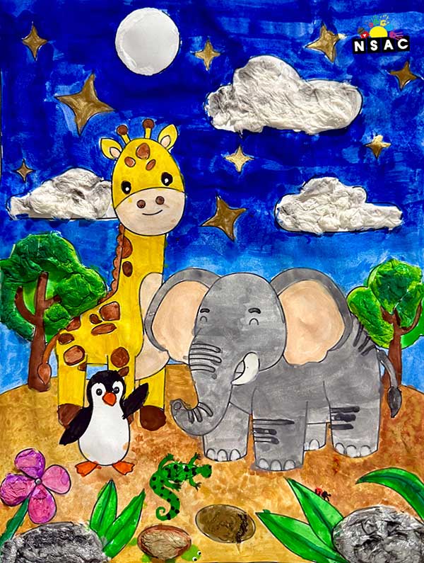 Artwork of Adhvaith Priyadarshan in 21st All India Child Art Competition 2025, Online Art Competition for Kids, National Level Painting Competition for Kids, Painting Competition for Children, Online Painting Competition for Kids, Kids Art Competition, Children Art Contest, Drawing Competition for Children, Painting Competition in Delhi for Kids, Nav Shri Art & Culture Organisation, Himanshu Art Institute, Painting Competition Near Me, Painting Competition for Students, Painting Competition for School, Drawing Competition for School Students, Indian Art Contest, Art Competition, Painting Competition for School Students