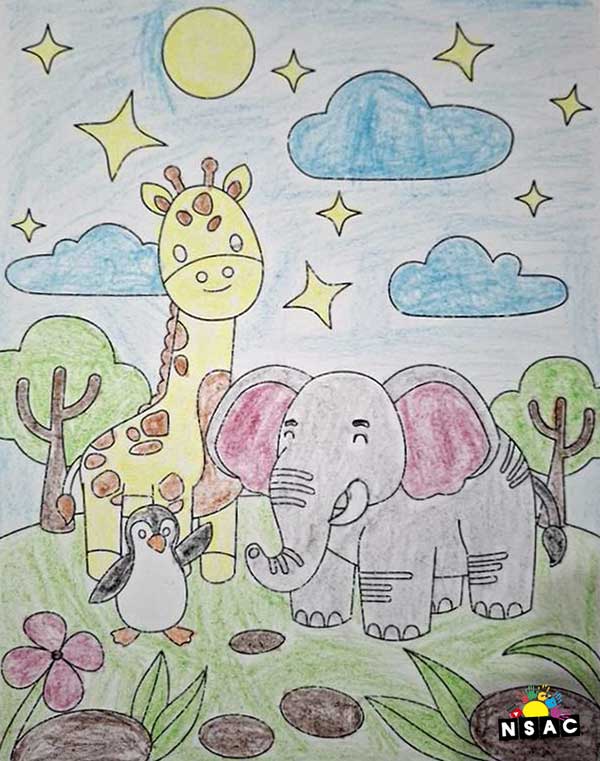 Artwork of Darya Avyanna Davidson Pariat in 21st All India Child Art Competition 2025, Online Art Competition for Kids, National Level Painting Competition for Kids, Painting Competition for Children, Online Painting Competition for Kids, Kids Art Competition, Children Art Contest, Drawing Competition for Children, Painting Competition in Delhi for Kids, Nav Shri Art & Culture Organisation, Himanshu Art Institute, Painting Competition Near Me, Painting Competition for Students, Painting Competition for School, Drawing Competition for School Students, Indian Art Contest, Art Competition, Painting Competition for School Students