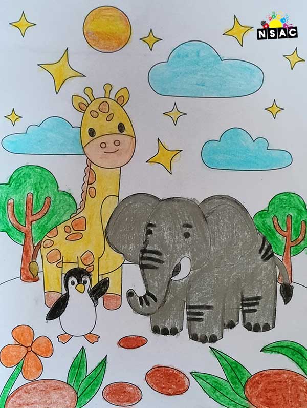 Artwork of M.Sai Praneeth in 21st All India Child Art Competition 2025, Online Art Competition for Kids, National Level Painting Competition for Kids, Painting Competition for Children, Online Painting Competition for Kids, Kids Art Competition, Children Art Contest, Drawing Competition for Children, Painting Competition in Delhi for Kids, Nav Shri Art & Culture Organisation, Himanshu Art Institute, Painting Competition Near Me, Painting Competition for Students, Painting Competition for School, Drawing Competition for School Students, Indian Art Contest, Art Competition, Painting Competition for School Students