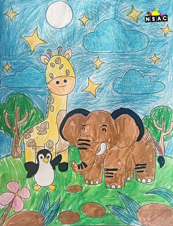 Artwork of Dishant Sonar in 21st All India Child Art Competition 2025, Online Art Competition for Kids, National Level Painting Competition for Kids, Painting Competition for Children, Online Painting Competition for Kids, Kids Art Competition, Children Art Contest, Drawing Competition for Children, Painting Competition in Delhi for Kids, Nav Shri Art & Culture Organisation, Himanshu Art Institute, Painting Competition Near Me, Painting Competition for Students, Painting Competition for School, Drawing Competition for School Students, Indian Art Contest, Art Competition, Painting Competition for School Students