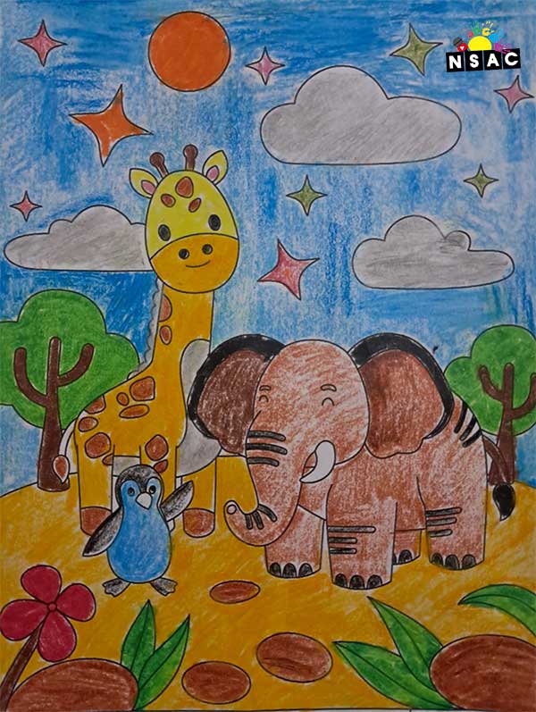 Artwork of Seikh Ayaaz Rahaman in 21st All India Child Art Competition 2025, Online Art Competition for Kids, National Level Painting Competition for Kids, Painting Competition for Children, Online Painting Competition for Kids, Kids Art Competition, Children Art Contest, Drawing Competition for Children, Painting Competition in Delhi for Kids, Nav Shri Art & Culture Organisation, Himanshu Art Institute, Painting Competition Near Me, Painting Competition for Students, Painting Competition for School, Drawing Competition for School Students, Indian Art Contest, Art Competition, Painting Competition for School Students