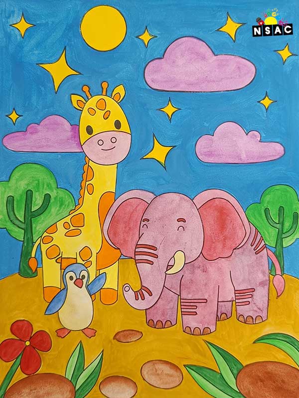 Artwork of Aarul in 21st All India Child Art Competition 2025, Online Art Competition for Kids, National Level Painting Competition for Kids, Painting Competition for Children, Online Painting Competition for Kids, Kids Art Competition, Children Art Contest, Drawing Competition for Children, Painting Competition in Delhi for Kids, Nav Shri Art & Culture Organisation, Himanshu Art Institute, Painting Competition Near Me, Painting Competition for Students, Painting Competition for School, Drawing Competition for School Students, Indian Art Contest, Art Competition, Painting Competition for School Students