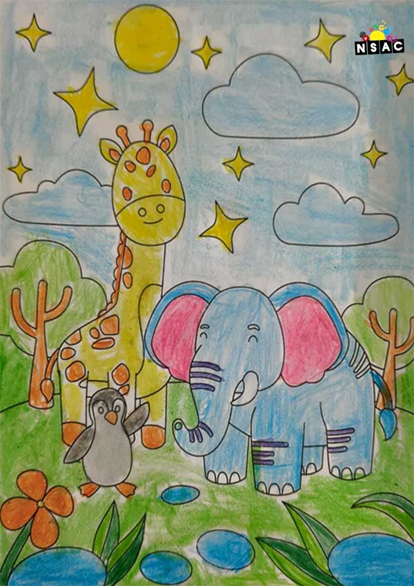 Artwork of Madhavan Padmanabhan in 21st All India Child Art Competition 2025, Online Art Competition for Kids, National Level Painting Competition for Kids, Painting Competition for Children, Online Painting Competition for Kids, Kids Art Competition, Children Art Contest, Drawing Competition for Children, Painting Competition in Delhi for Kids, Nav Shri Art & Culture Organisation, Himanshu Art Institute, Painting Competition Near Me, Painting Competition for Students, Painting Competition for School, Drawing Competition for School Students, Indian Art Contest, Art Competition, Painting Competition for School Students