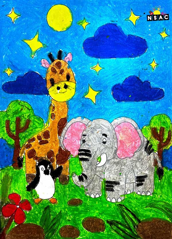 Artwork of Gargee Dhing in 21st All India Child Art Competition 2025, Online Art Competition for Kids, National Level Painting Competition for Kids, Painting Competition for Children, Online Painting Competition for Kids, Kids Art Competition, Children Art Contest, Drawing Competition for Children, Painting Competition in Delhi for Kids, Nav Shri Art & Culture Organisation, Himanshu Art Institute, Painting Competition Near Me, Painting Competition for Students, Painting Competition for School, Drawing Competition for School Students, Indian Art Contest, Art Competition, Painting Competition for School Students