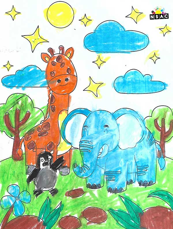 Artwork of Azka Fatima in 21st All India Child Art Competition 2025, Online Art Competition for Kids, National Level Painting Competition for Kids, Painting Competition for Children, Online Painting Competition for Kids, Kids Art Competition, Children Art Contest, Drawing Competition for Children, Painting Competition in Delhi for Kids, Nav Shri Art & Culture Organisation, Himanshu Art Institute, Painting Competition Near Me, Painting Competition for Students, Painting Competition for School, Drawing Competition for School Students, Indian Art Contest, Art Competition, Painting Competition for School Students