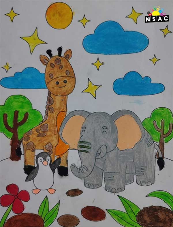 Artwork of D Krithin Kumar in 21st All India Child Art Competition 2025, Online Art Competition for Kids, National Level Painting Competition for Kids, Painting Competition for Children, Online Painting Competition for Kids, Kids Art Competition, Children Art Contest, Drawing Competition for Children, Painting Competition in Delhi for Kids, Nav Shri Art & Culture Organisation, Himanshu Art Institute, Painting Competition Near Me, Painting Competition for Students, Painting Competition for School, Drawing Competition for School Students, Indian Art Contest, Art Competition, Painting Competition for School Students