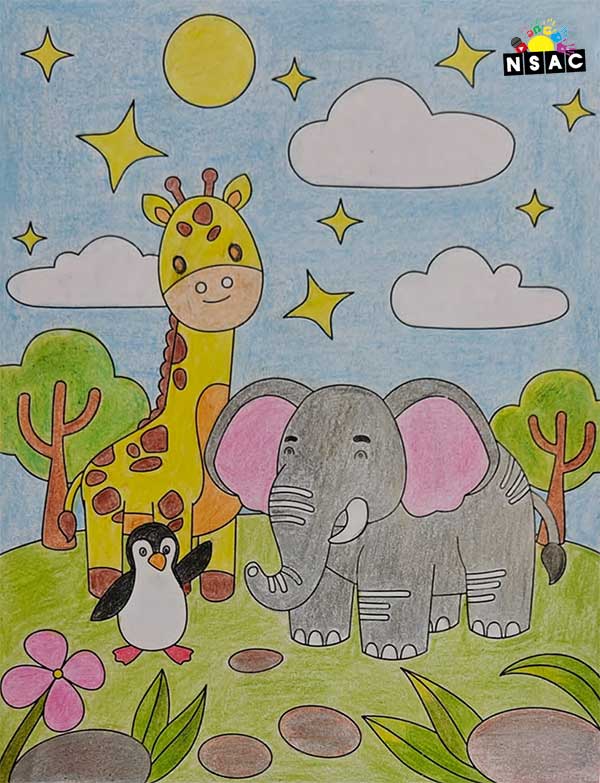 Artwork of Vaishnav Krish Dijesh in 21st All India Child Art Competition 2025, Online Art Competition for Kids, National Level Painting Competition for Kids, Painting Competition for Children, Online Painting Competition for Kids, Kids Art Competition, Children Art Contest, Drawing Competition for Children, Painting Competition in Delhi for Kids, Nav Shri Art & Culture Organisation, Himanshu Art Institute, Painting Competition Near Me, Painting Competition for Students, Painting Competition for School, Drawing Competition for School Students, Indian Art Contest, Art Competition, Painting Competition for School Students