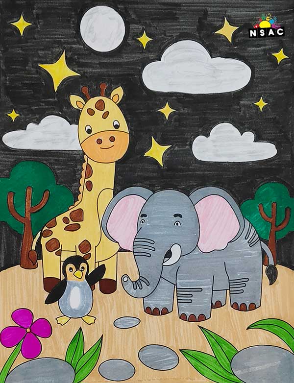 Artwork of Bivartan Padhy in 21st All India Child Art Competition 2025, Online Art Competition for Kids, National Level Painting Competition for Kids, Painting Competition for Children, Online Painting Competition for Kids, Kids Art Competition, Children Art Contest, Drawing Competition for Children, Painting Competition in Delhi for Kids, Nav Shri Art & Culture Organisation, Himanshu Art Institute, Painting Competition Near Me, Painting Competition for Students, Painting Competition for School, Drawing Competition for School Students, Indian Art Contest, Art Competition, Painting Competition for School Students