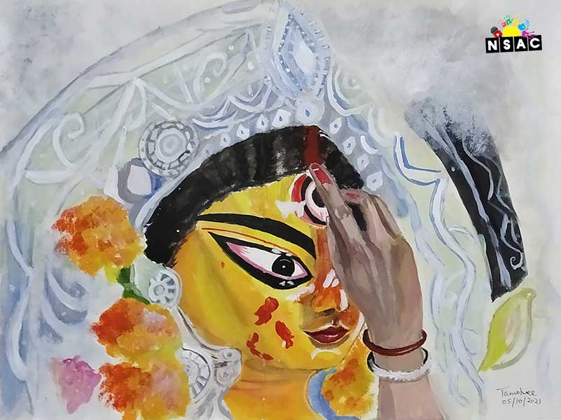 Tanushree Bhattacharya Painting in Online Painting Competition - Azadi Ka Amrit Mahotsav