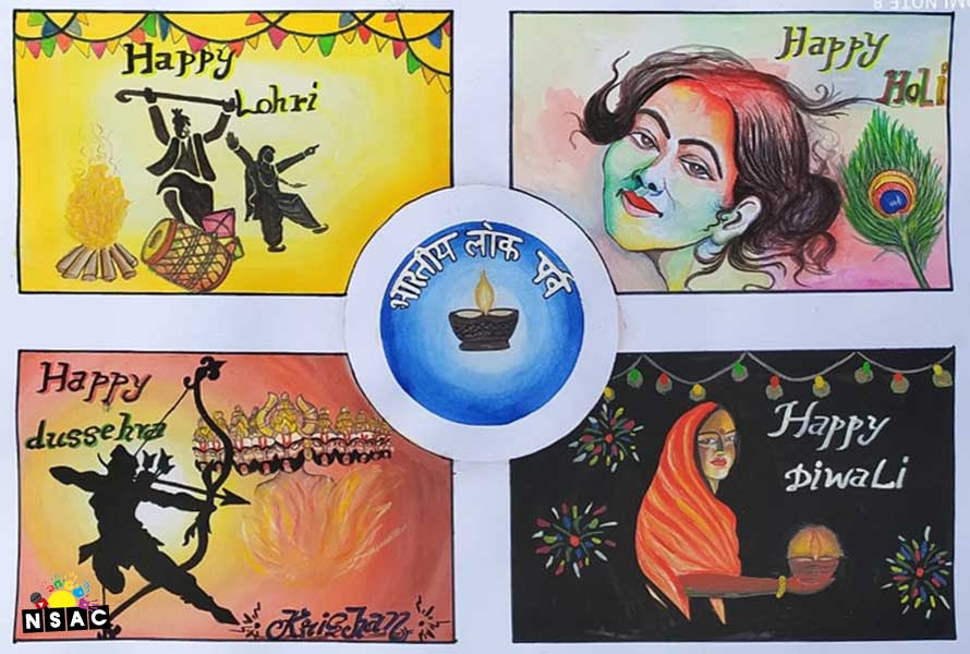 Krishan Kumar Painting in Online Painting Competition - Azadi Ka Amrit Mahotsav