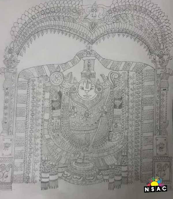 Tadepalli Sai Sankeerthi Painting in Online Painting Competition - Azadi Ka Amrit Mahotsav