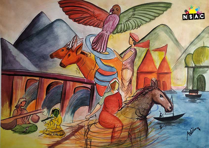 Ankit kumar Painting in Online Painting Competition - Azadi Ka Amrit Mahotsav