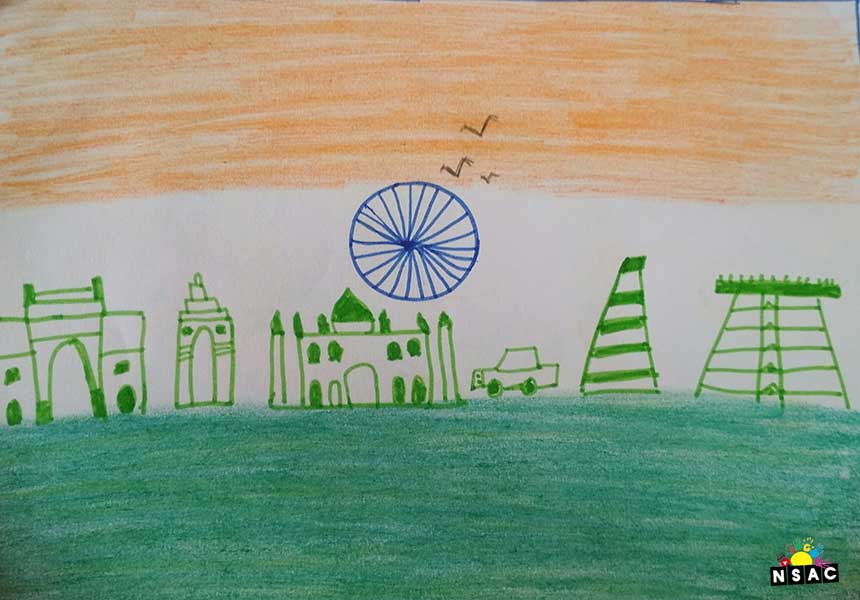 Jayalakshmi Arun Painting in Online Painting Competition - Azadi Ka Amrit Mahotsav