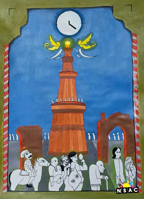 Abhijeeta Sarkar Painting in Online Painting Competition - Azadi Ka Amrit Mahotsav